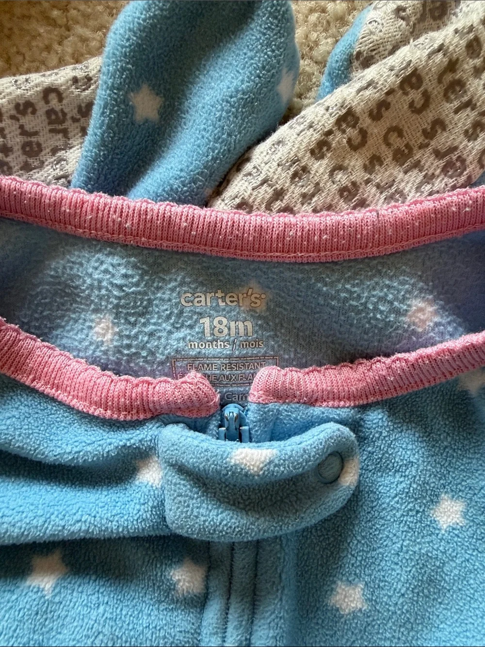 18 month Girls Mixed Fleece Pajama Bundle - Pink, Mint, Purple, Blue